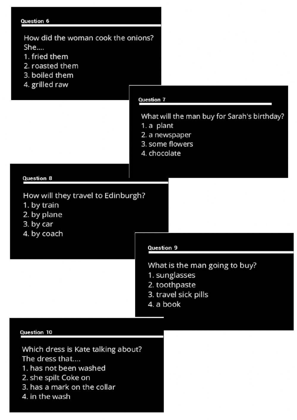 Aptis listening b2 - 2