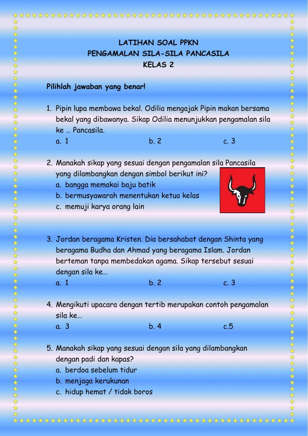 LATIHAN SOAL PPKN new