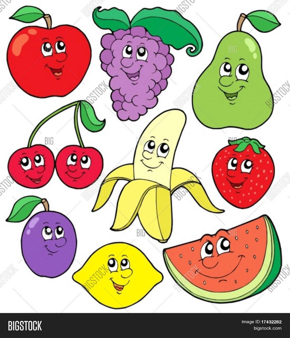 Aprendiendo los nombres de las frutas