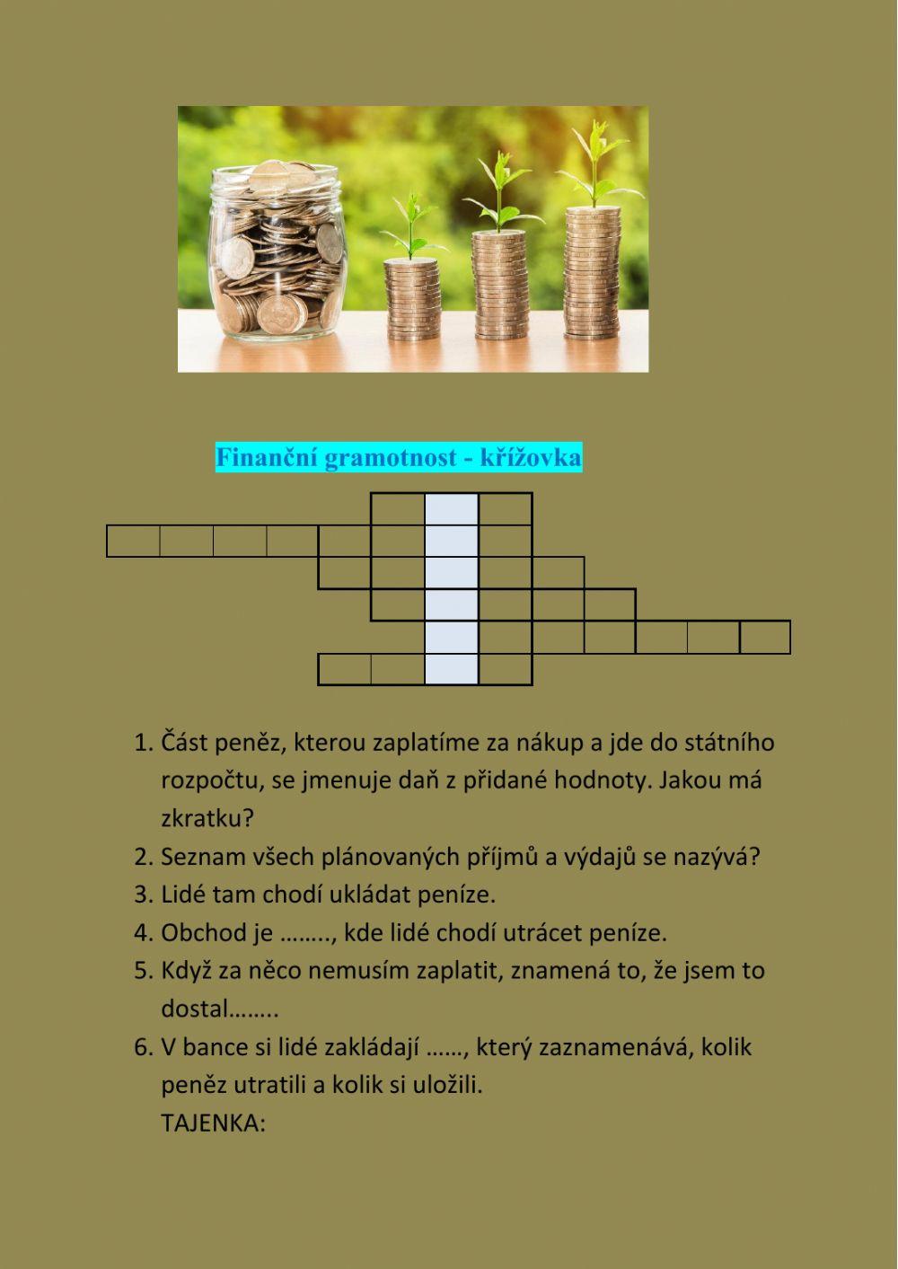 Finanční gramotnost