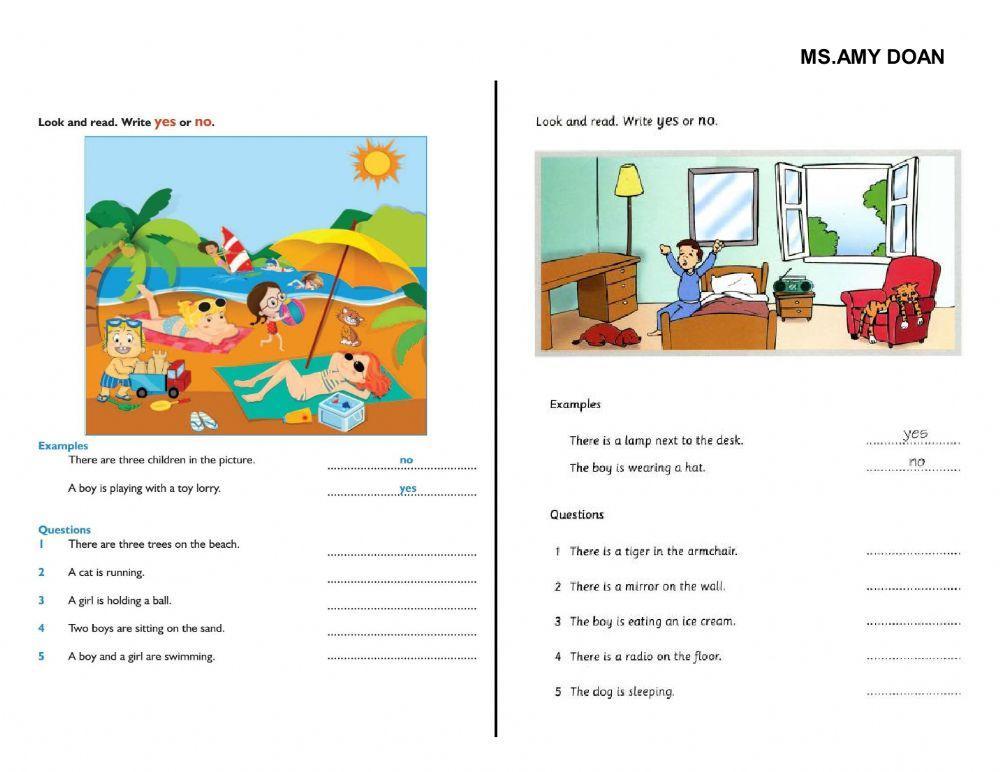 Starters Test Reading and Writing 2345 Đoàn Thị