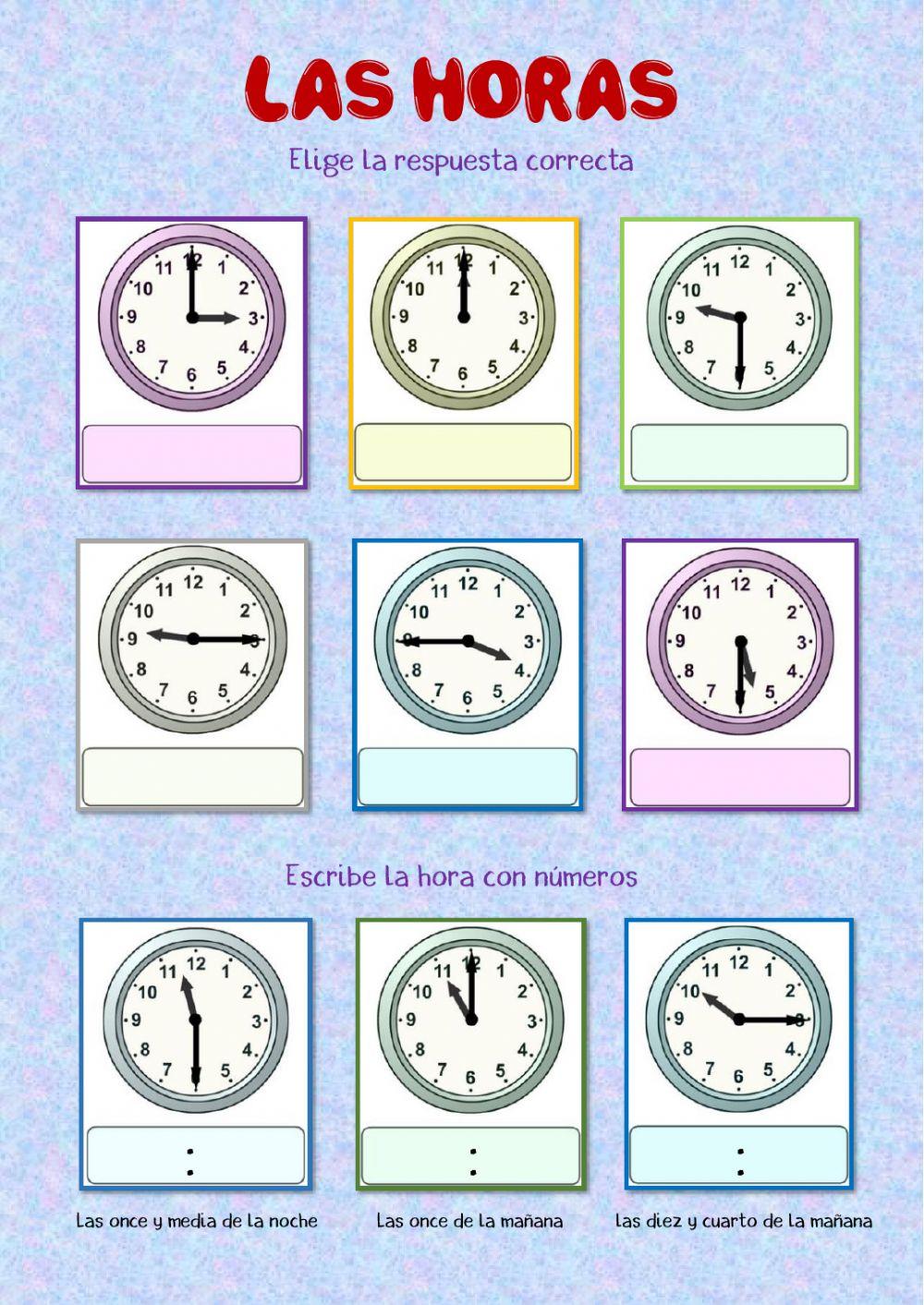 Las horas Las horas