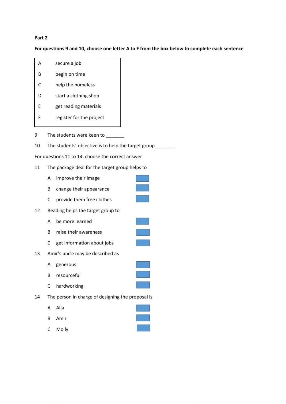 MUET Listening Practice
