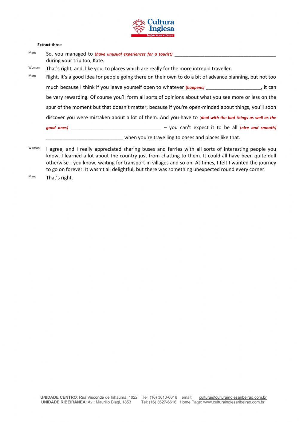 CAE3 Un.11 Listening pt1 script (p.119)
