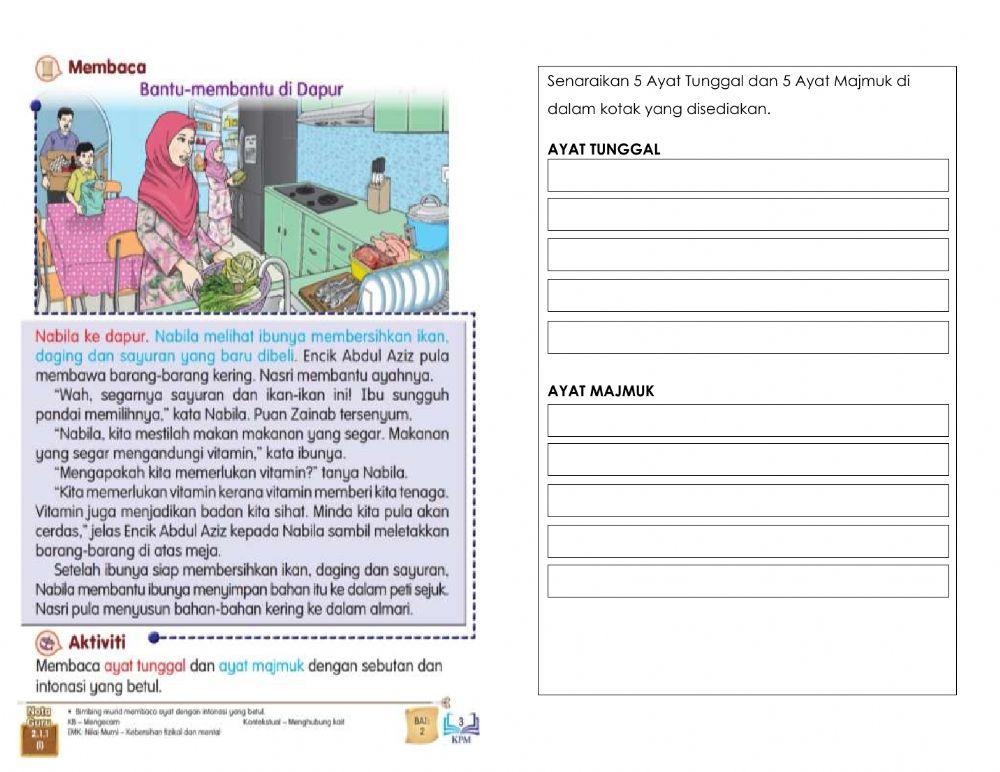 Bantu Membantu di Dapur