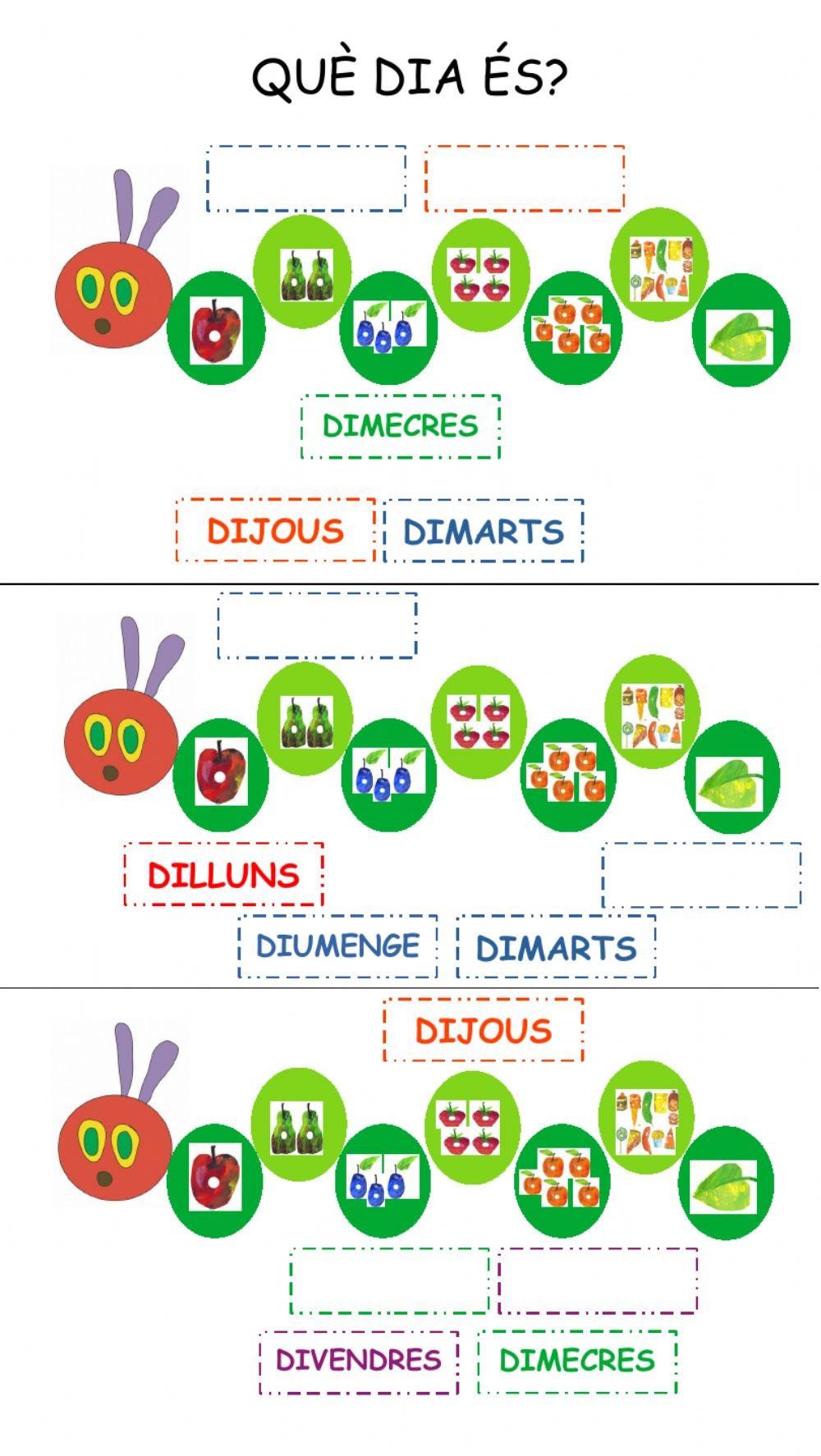 Els dies de la setmana