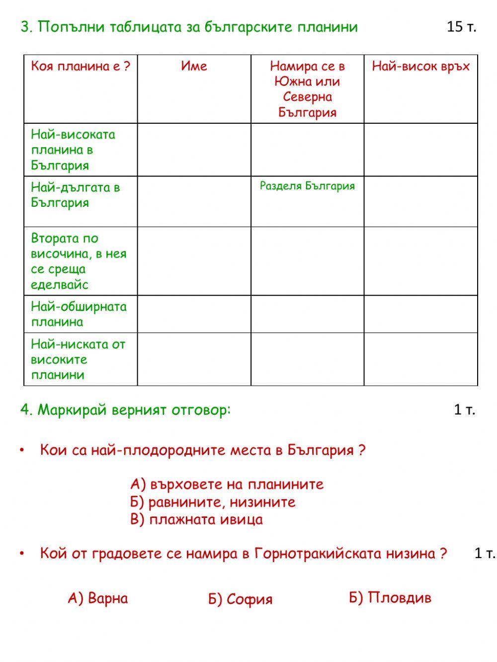 Изходно ниво - Човекът и обществото