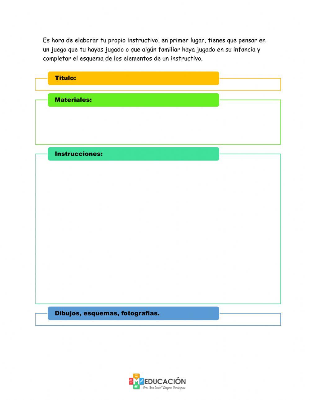 El instructivo