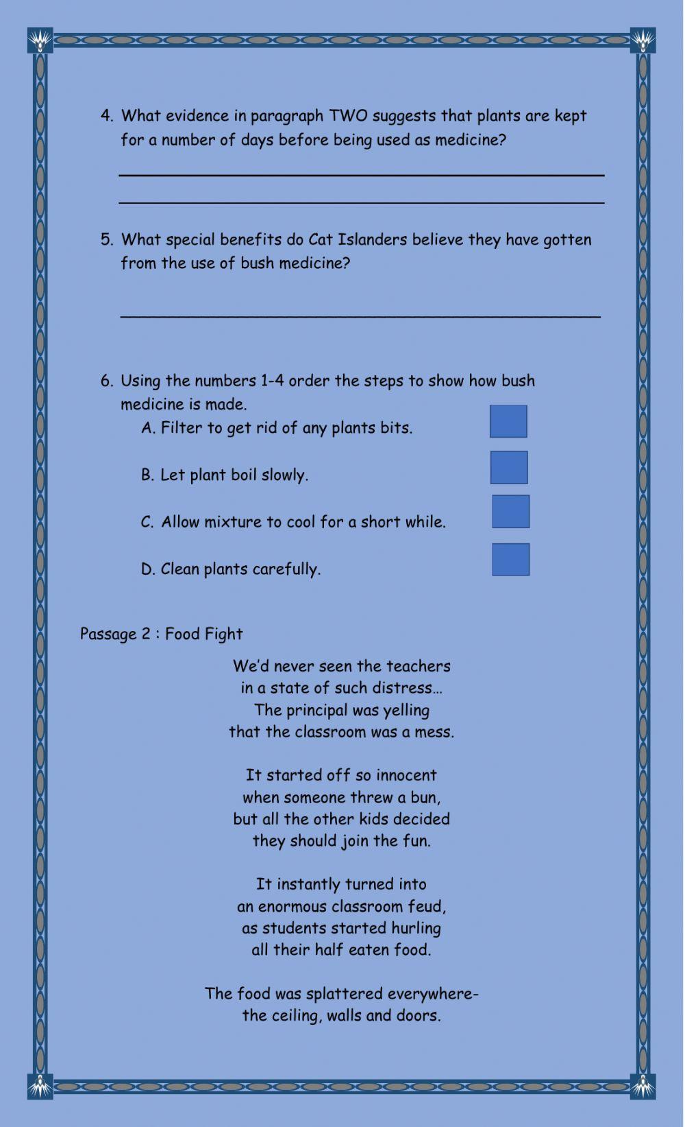 Sequencing Steps in a Process-Order of Events