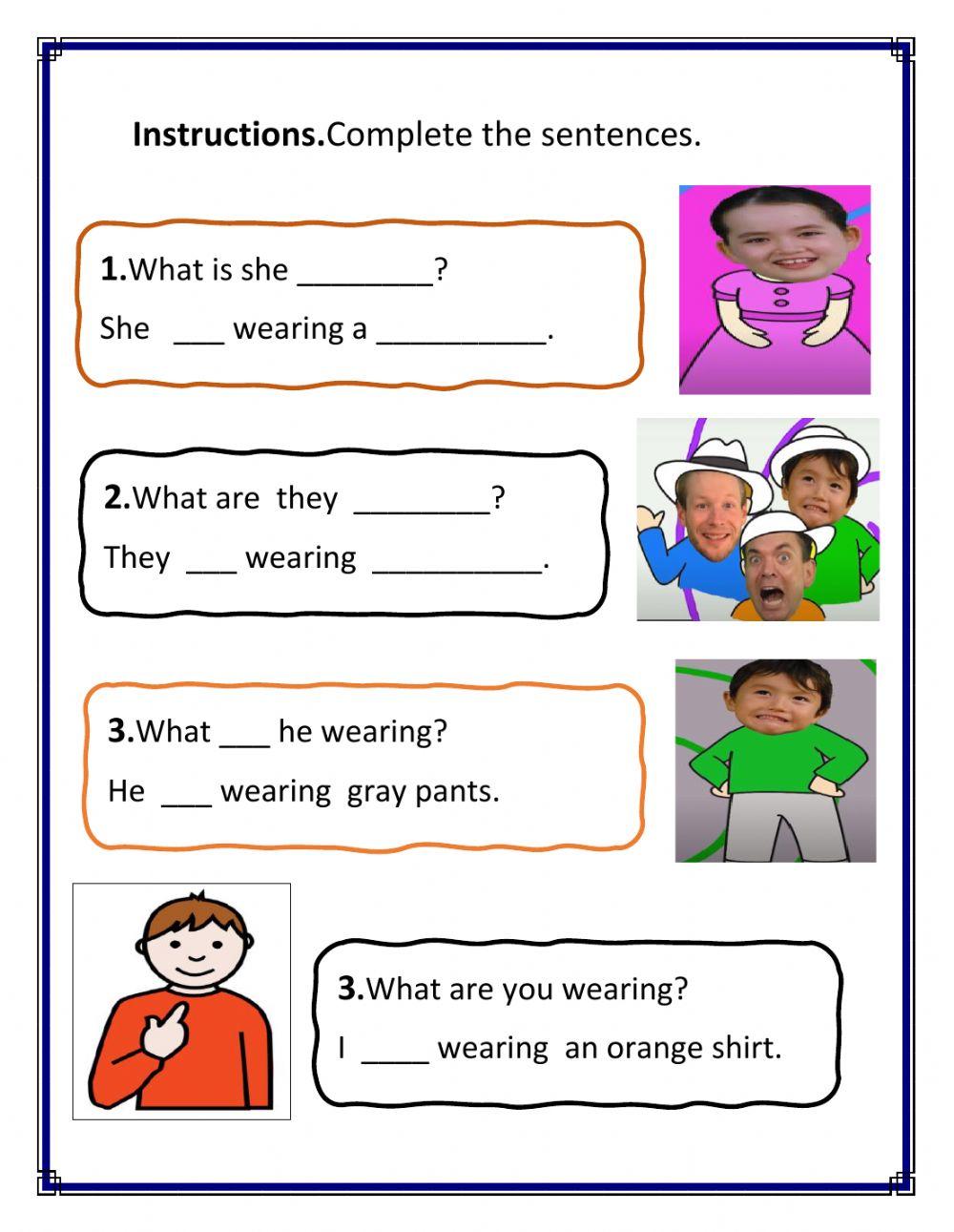 What are you wearing?