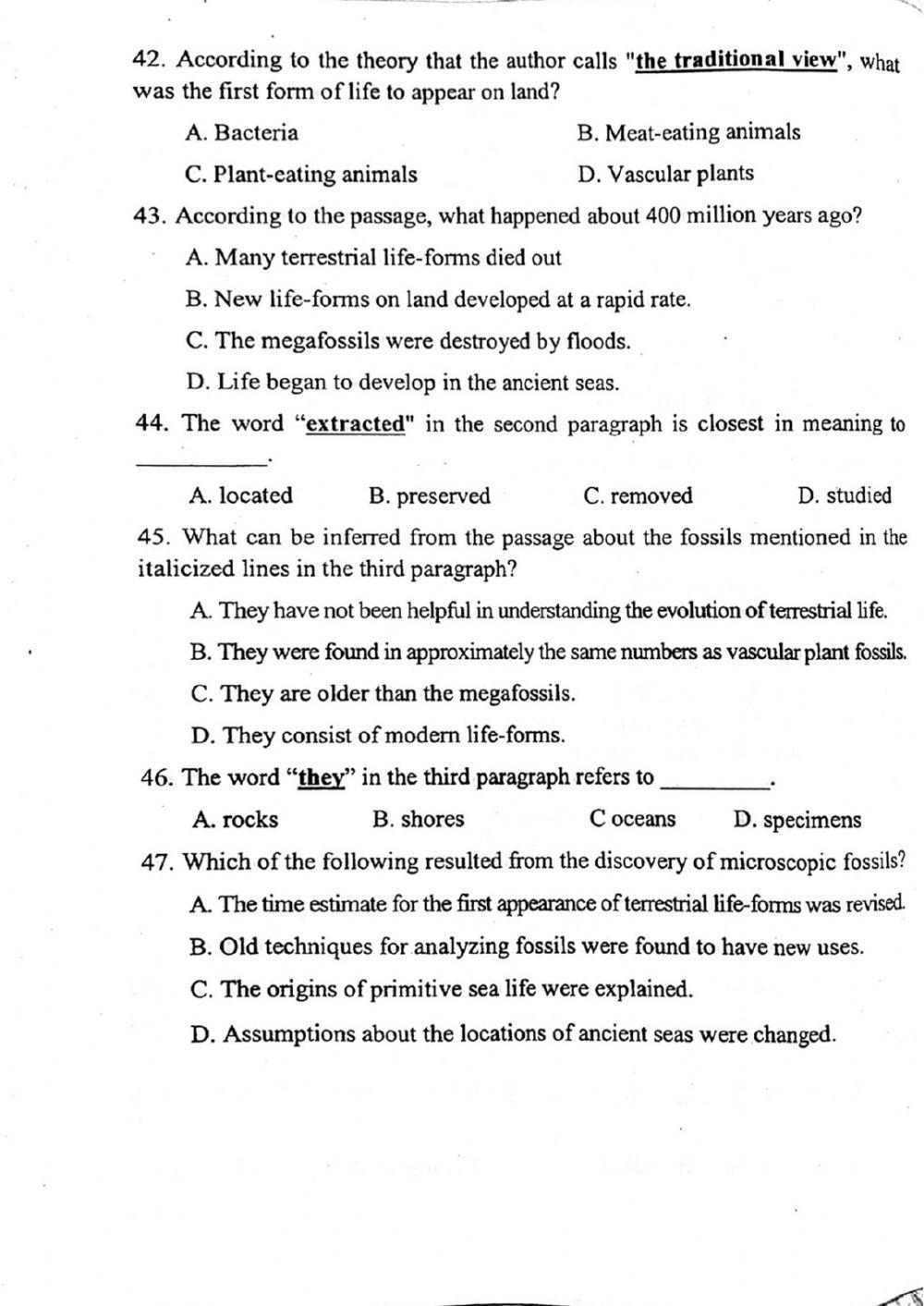 Đề thi đánh giá năng lực ngoại ngữ Tiếng Anh vào lớp 10 Chuyên ngoại ngữ - Số 9.1