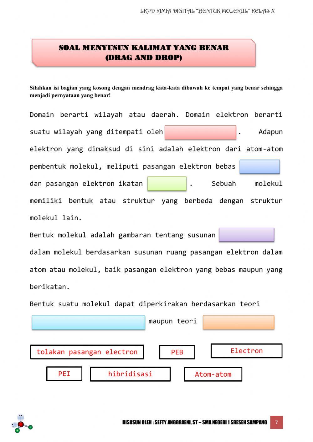 LKPD Digital Mata Pelajaran Kimia LKPD Digital Mata Pelajaran Kimia