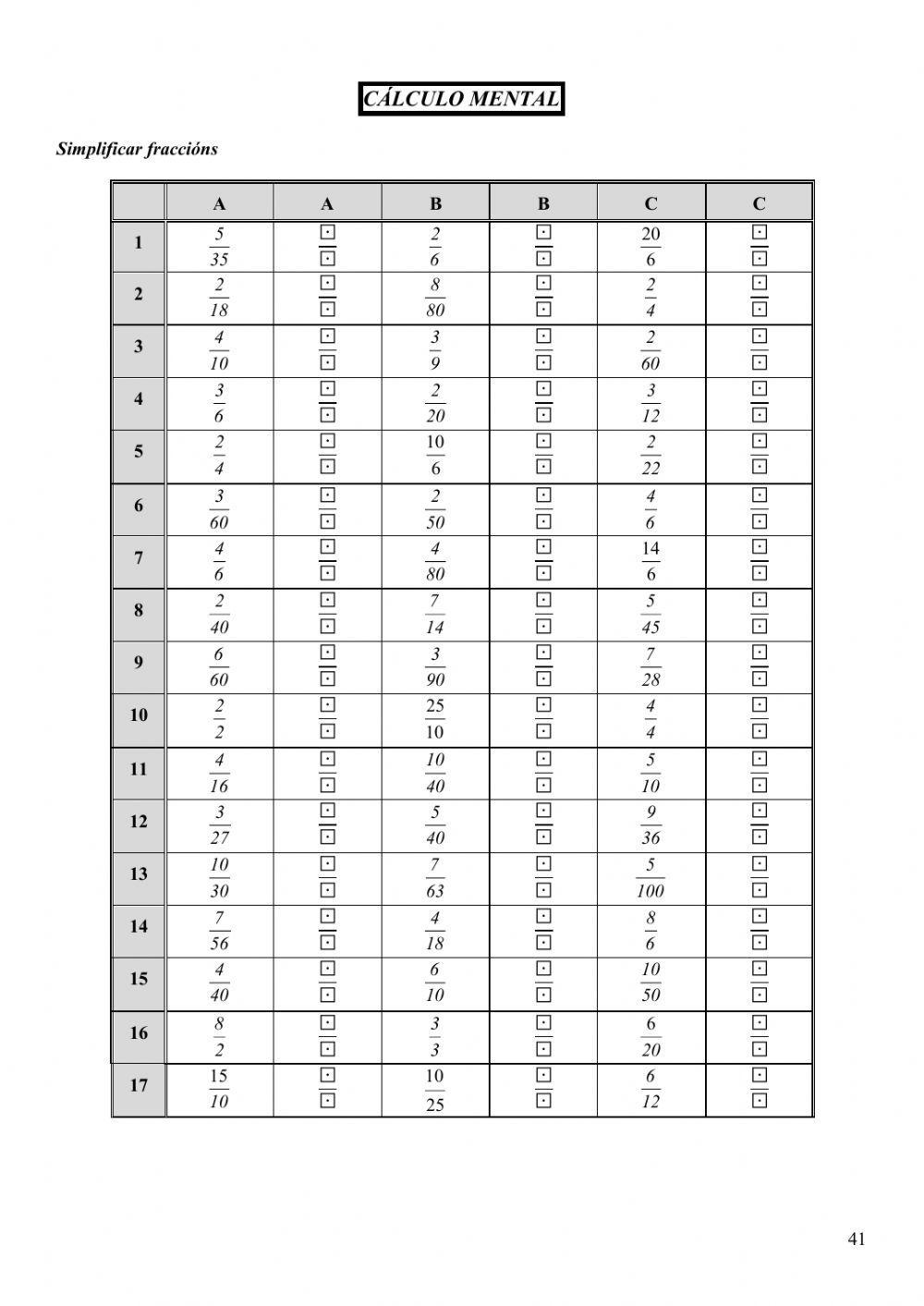 Fracción irreducible