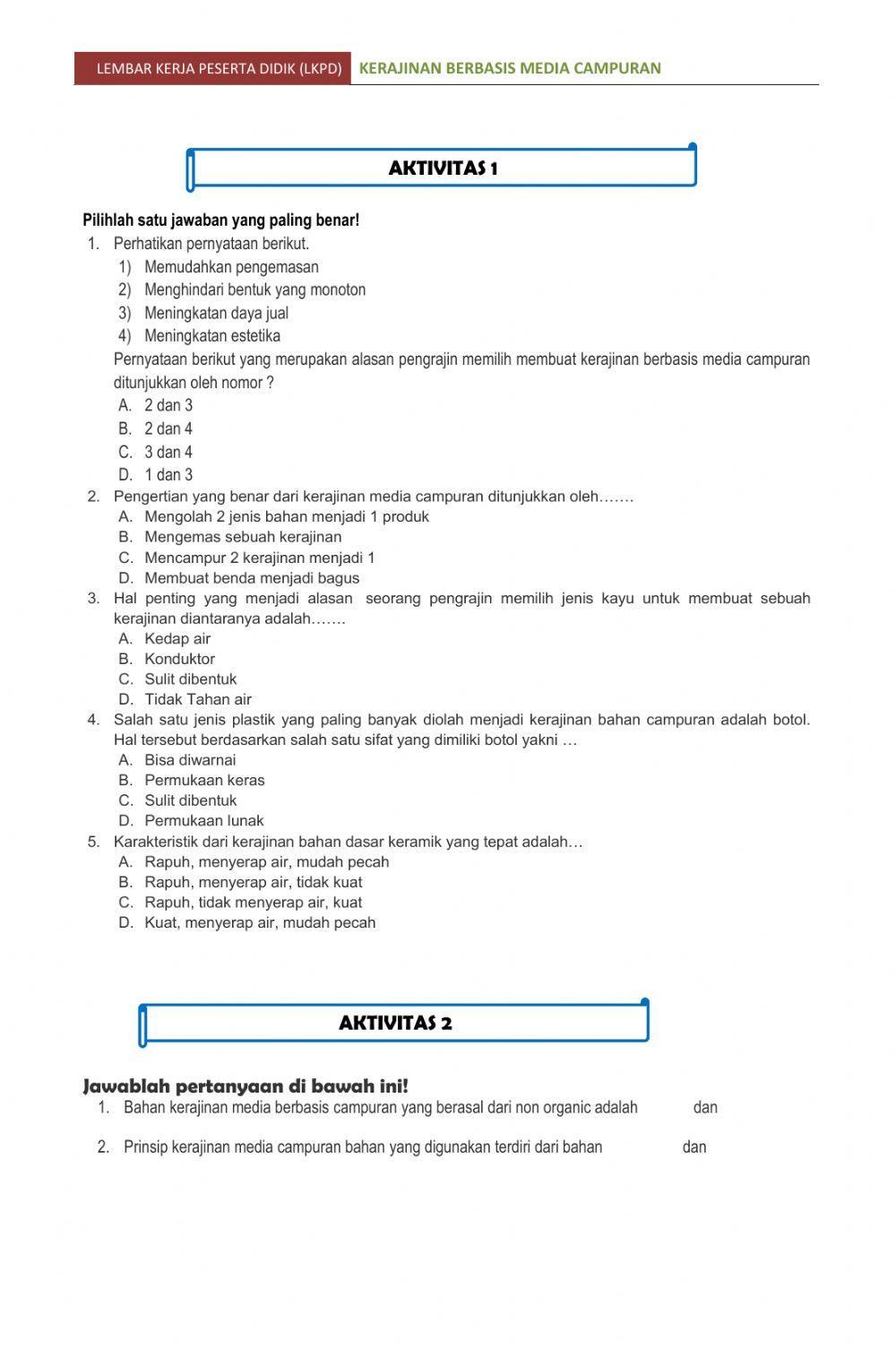 LKPD Digital Prakarya 9