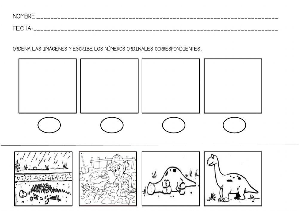 Ordenar secuencia fosilizacion