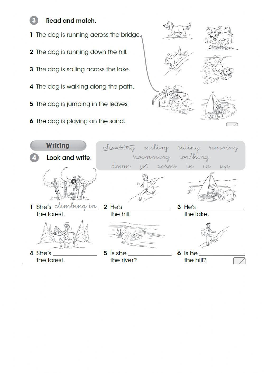 Present continuous 2º II