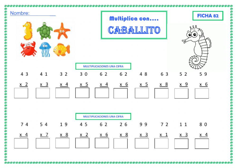 Multiplica con animalitos