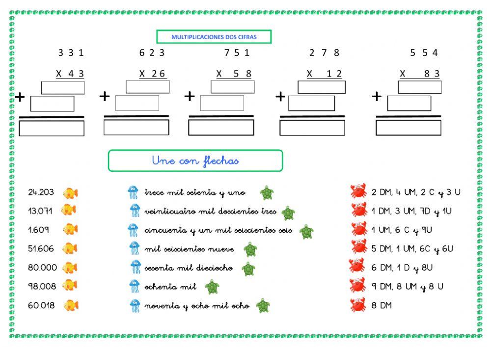 Multiplica con animalitos