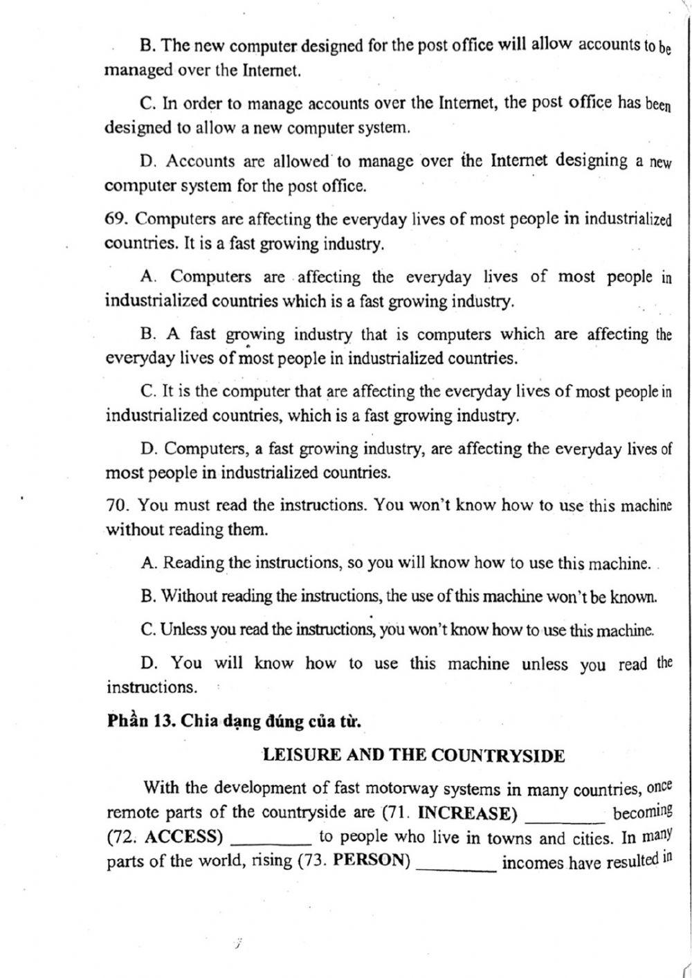 Đánh giá năng lực ngoại ngữ thi vào 10 Chuyên ngoại ngữ - Đề số 11.2