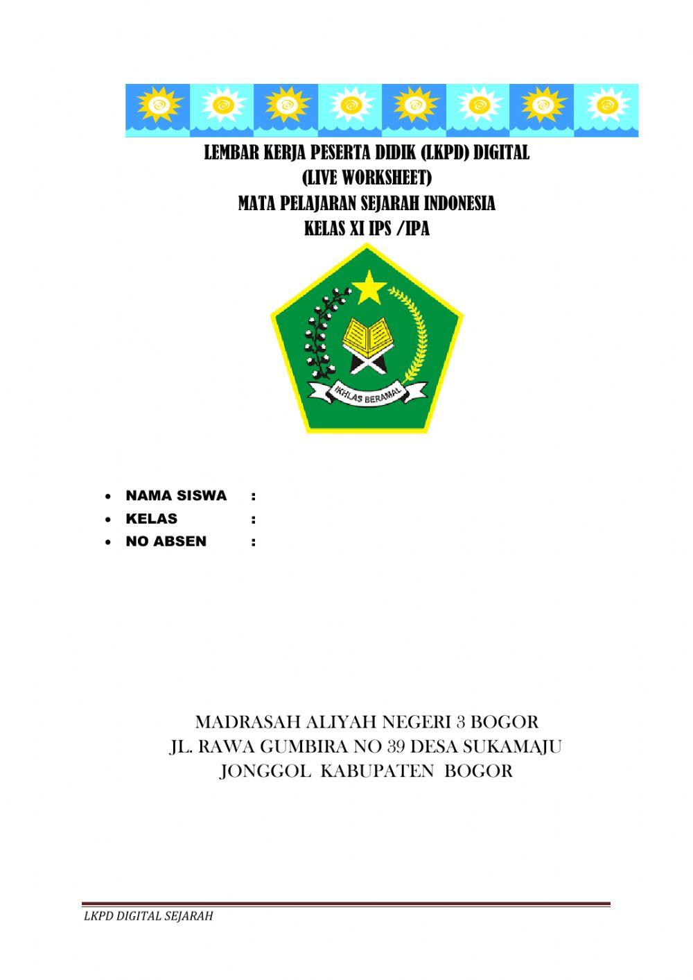 Lkpd sejarah