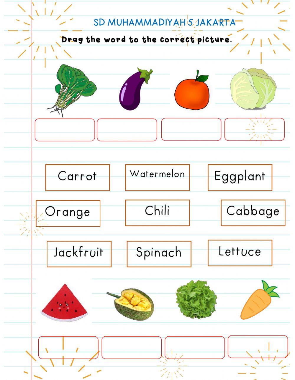 Vegetables and Fruits