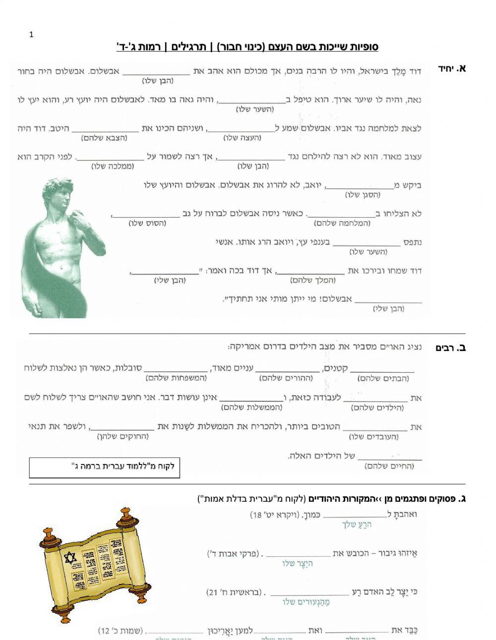 כינוי חבור - רמה דלת