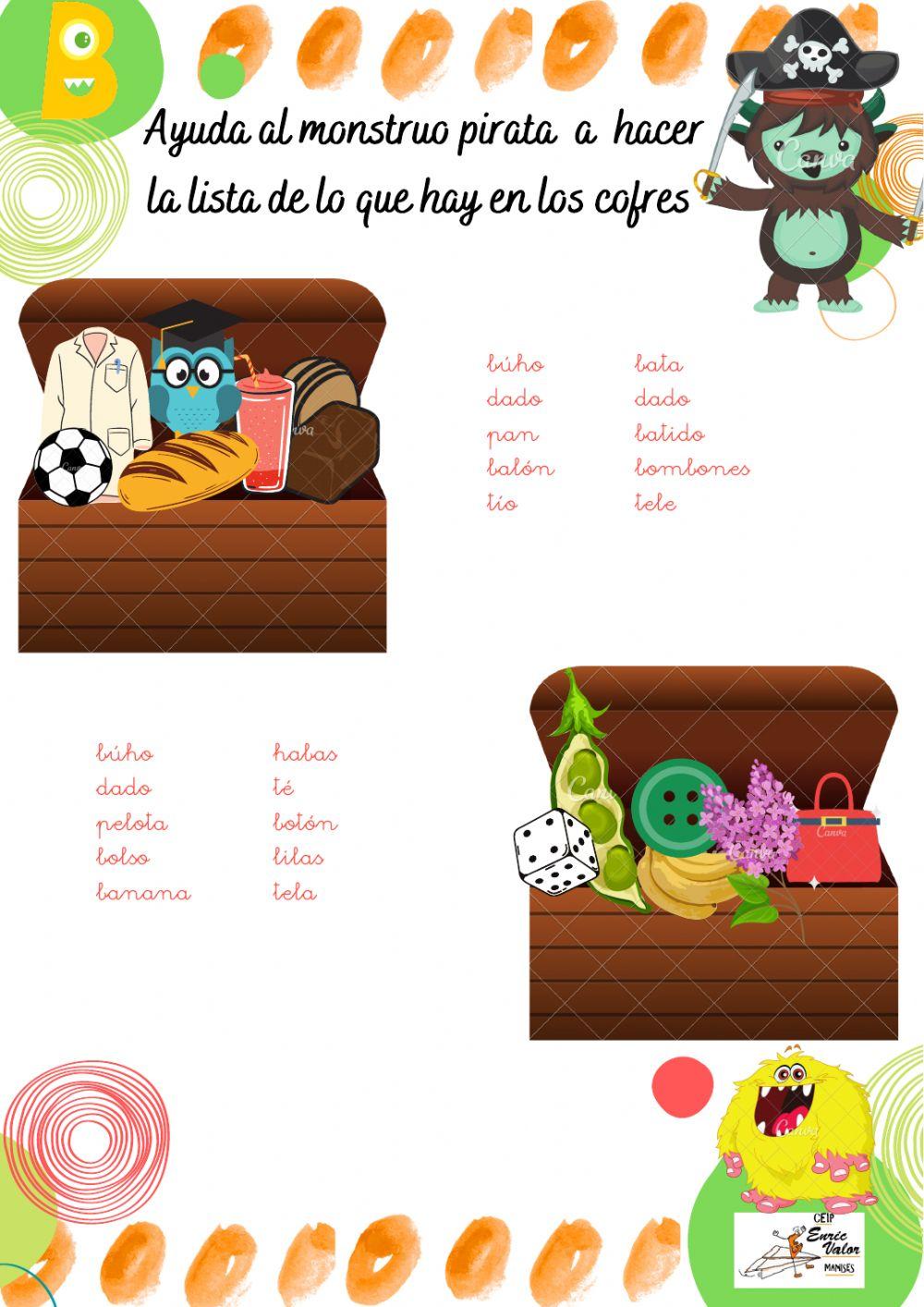 Lee y elige, lectura B