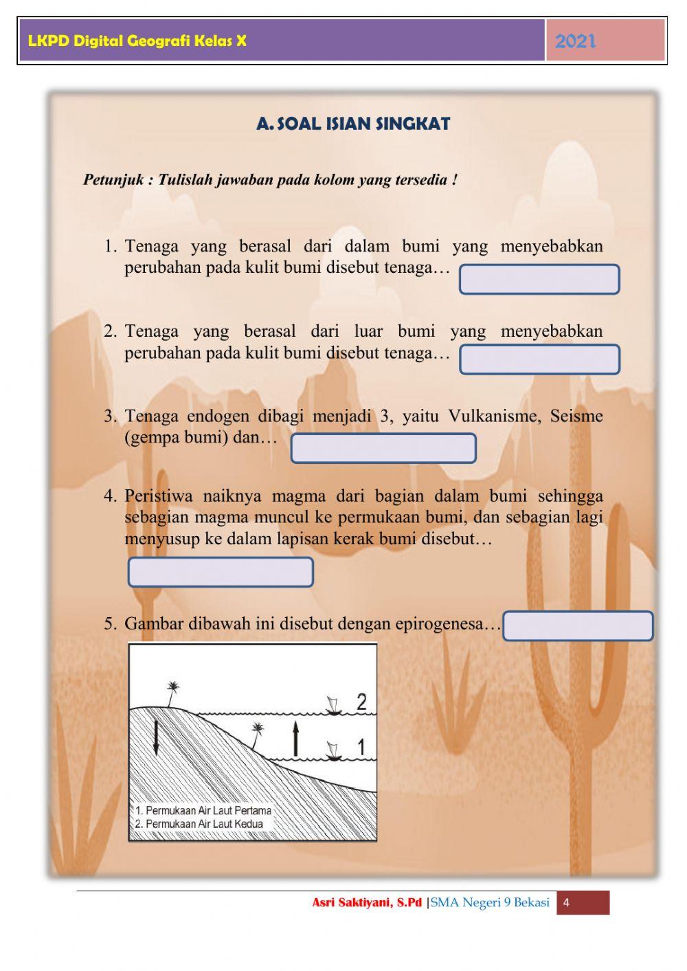LKPD Dinamika Litosfer