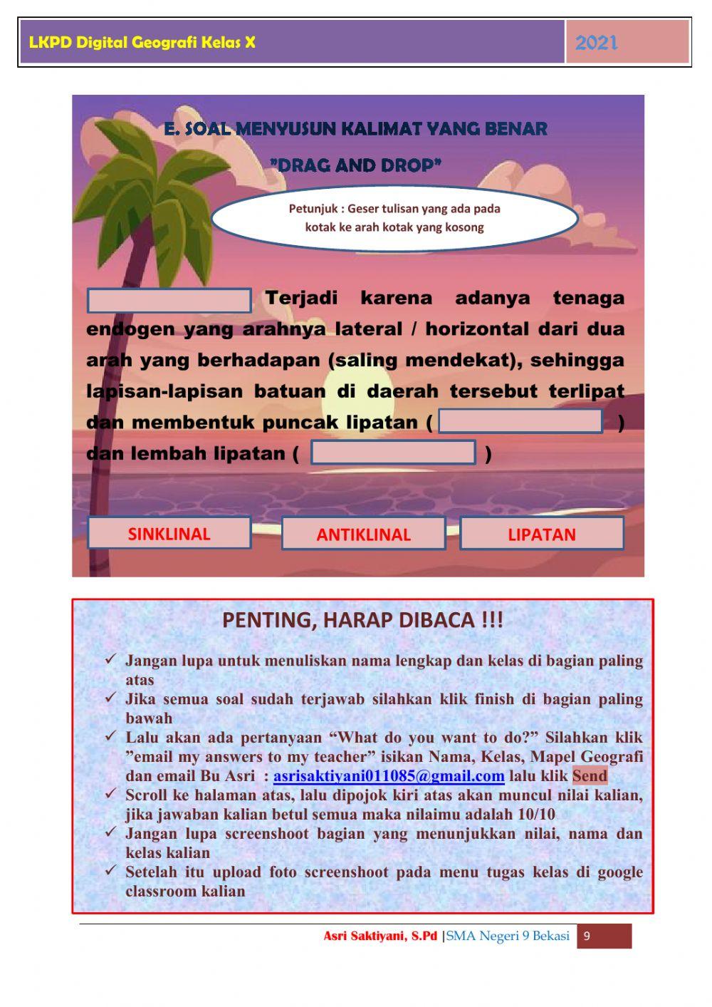 LKPD Dinamika Litosfer