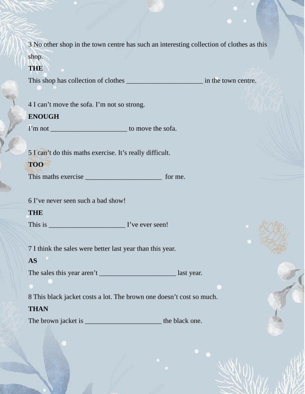 Brainy 7, unit 4, Adjectives