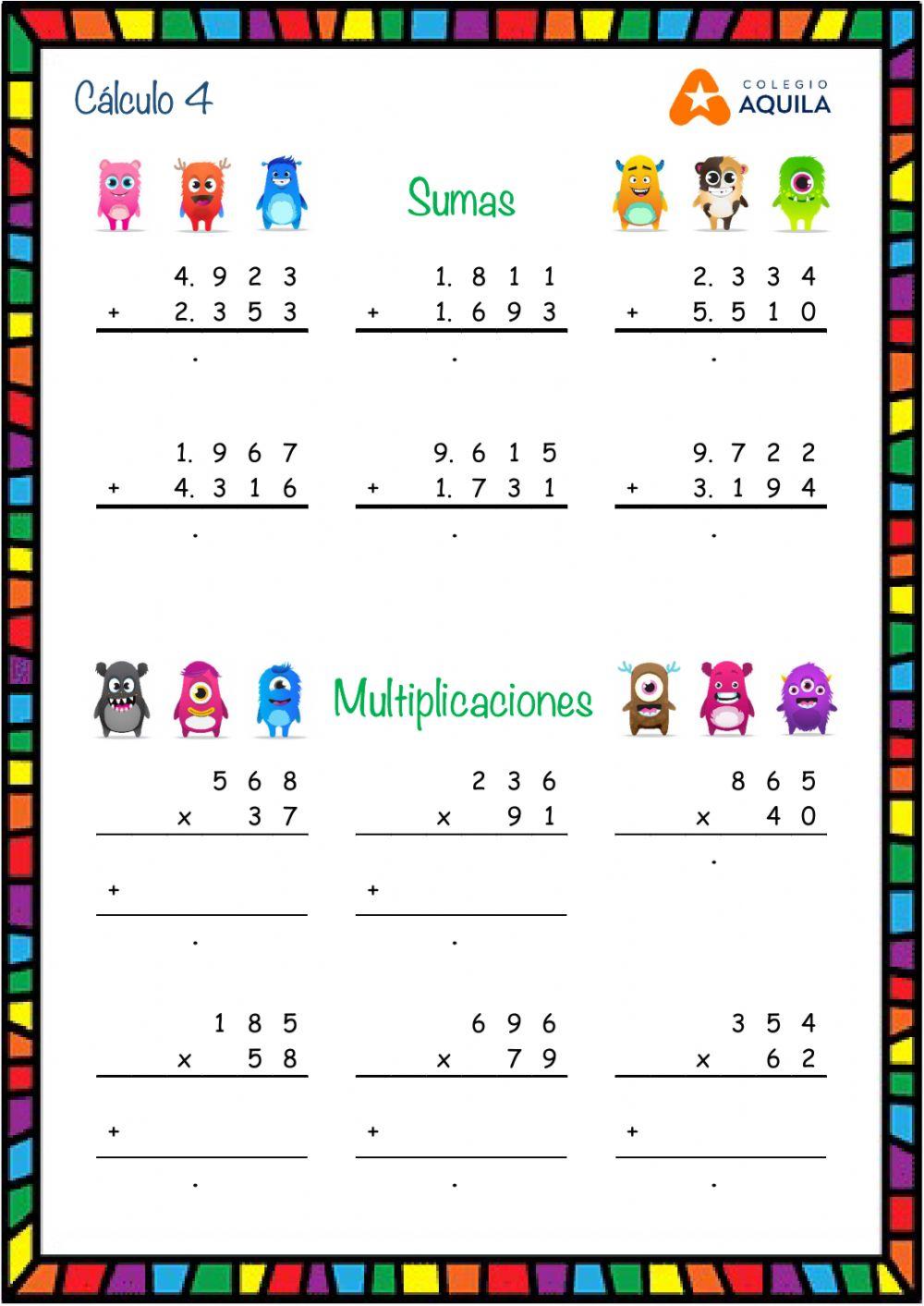 Cálculo operatorio T2 - 4-1