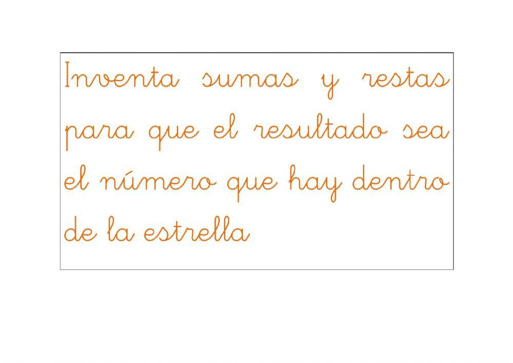 Estrella de cálculo mental