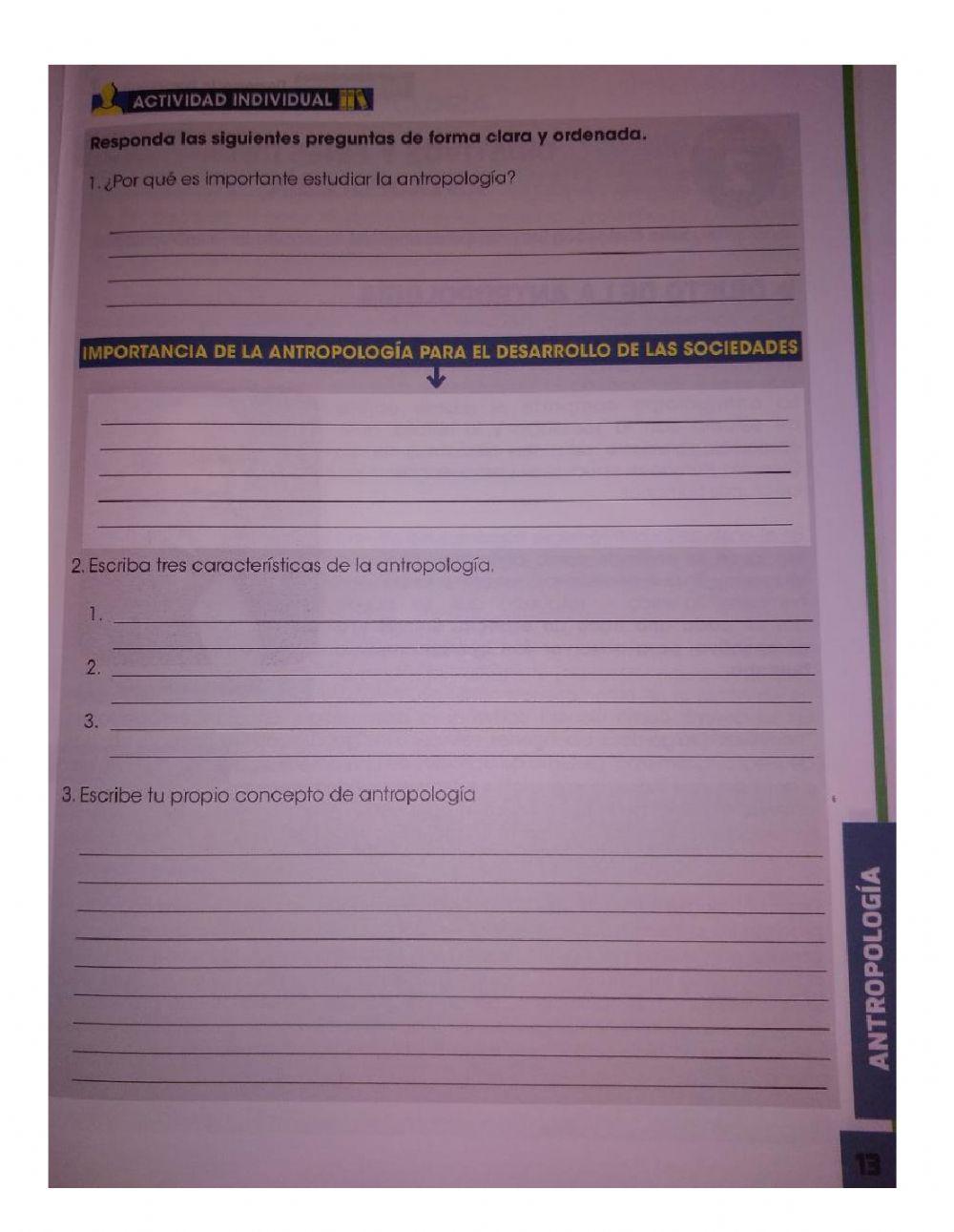 Pág. 13 Antropología