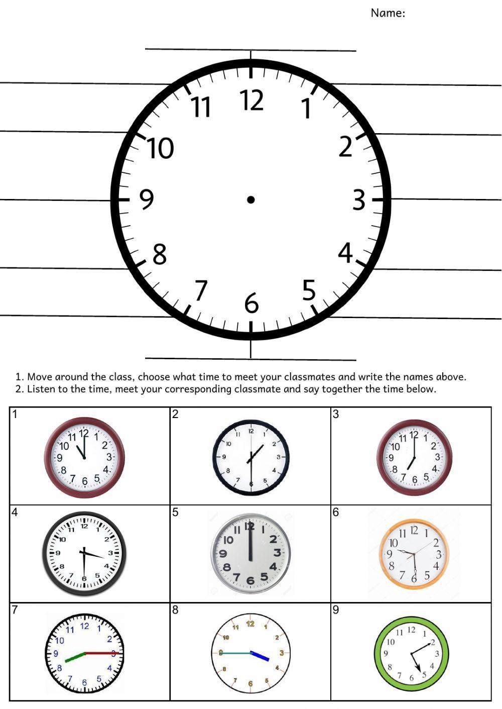 The DATING CLOCK dynamic