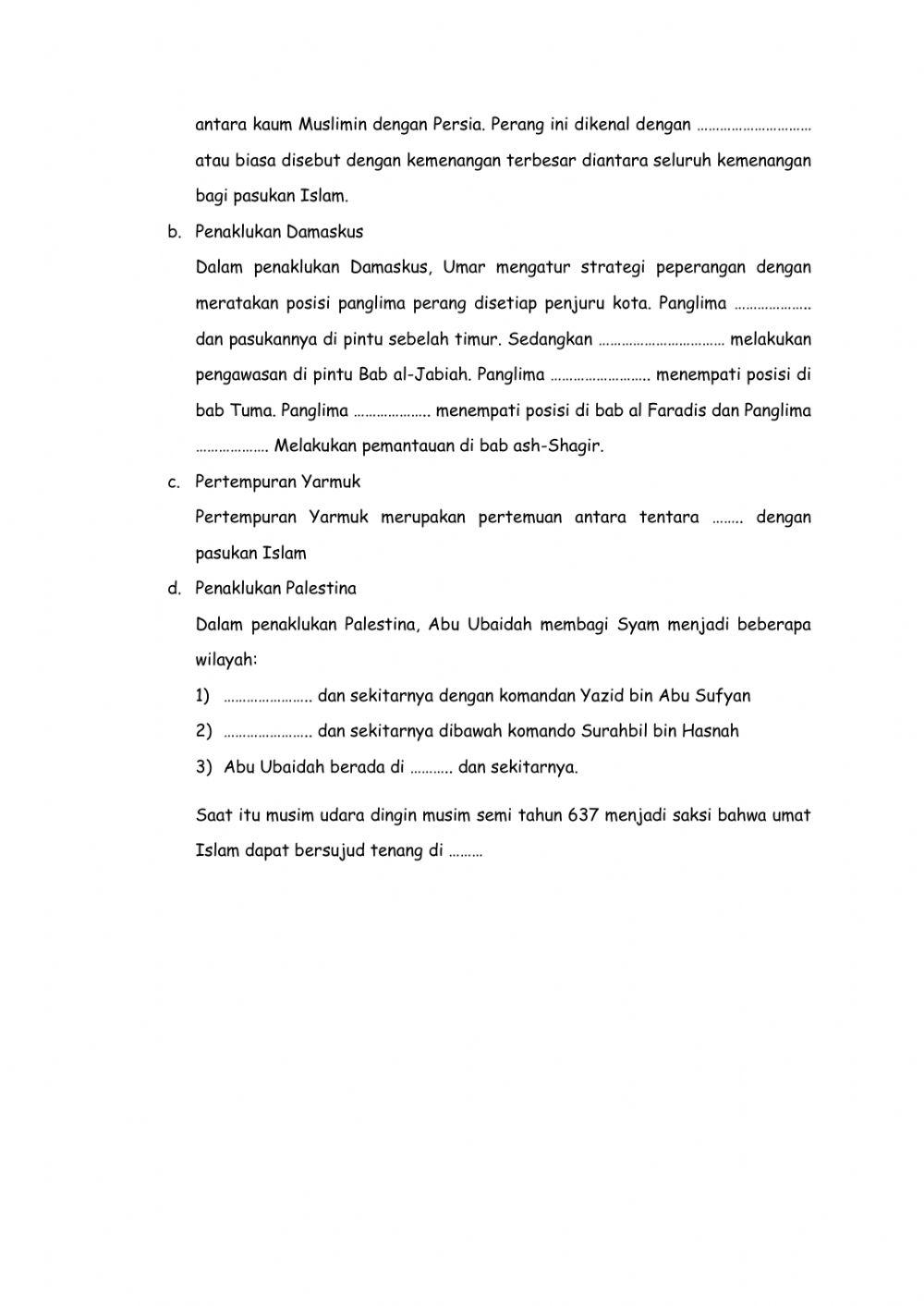 Khalifah Umar bin Khattab (part 1)