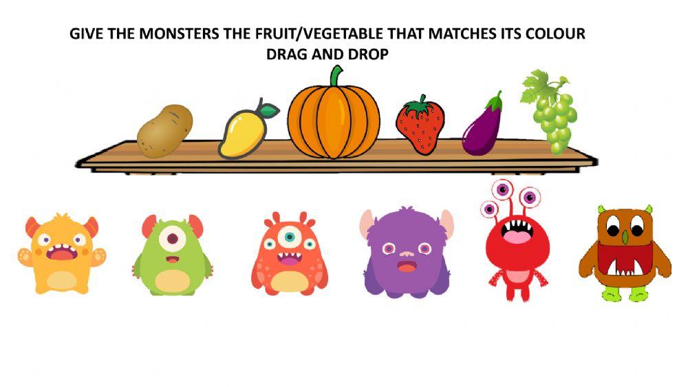 Vegetables-fruits worksheet