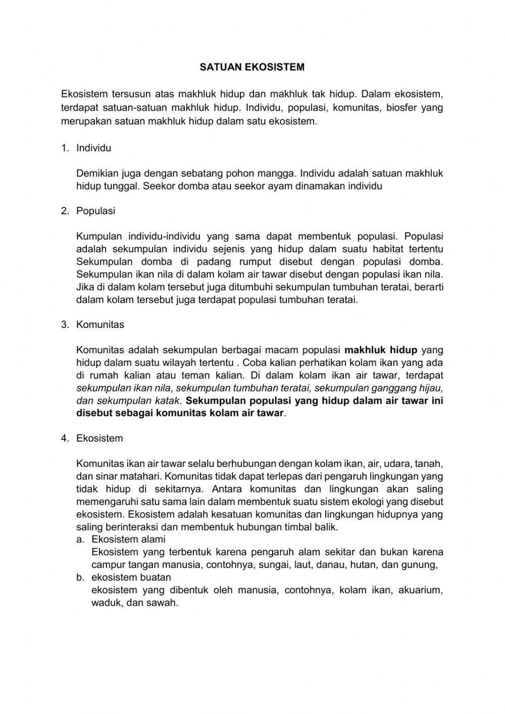 LKPD Satuan Ekosistem