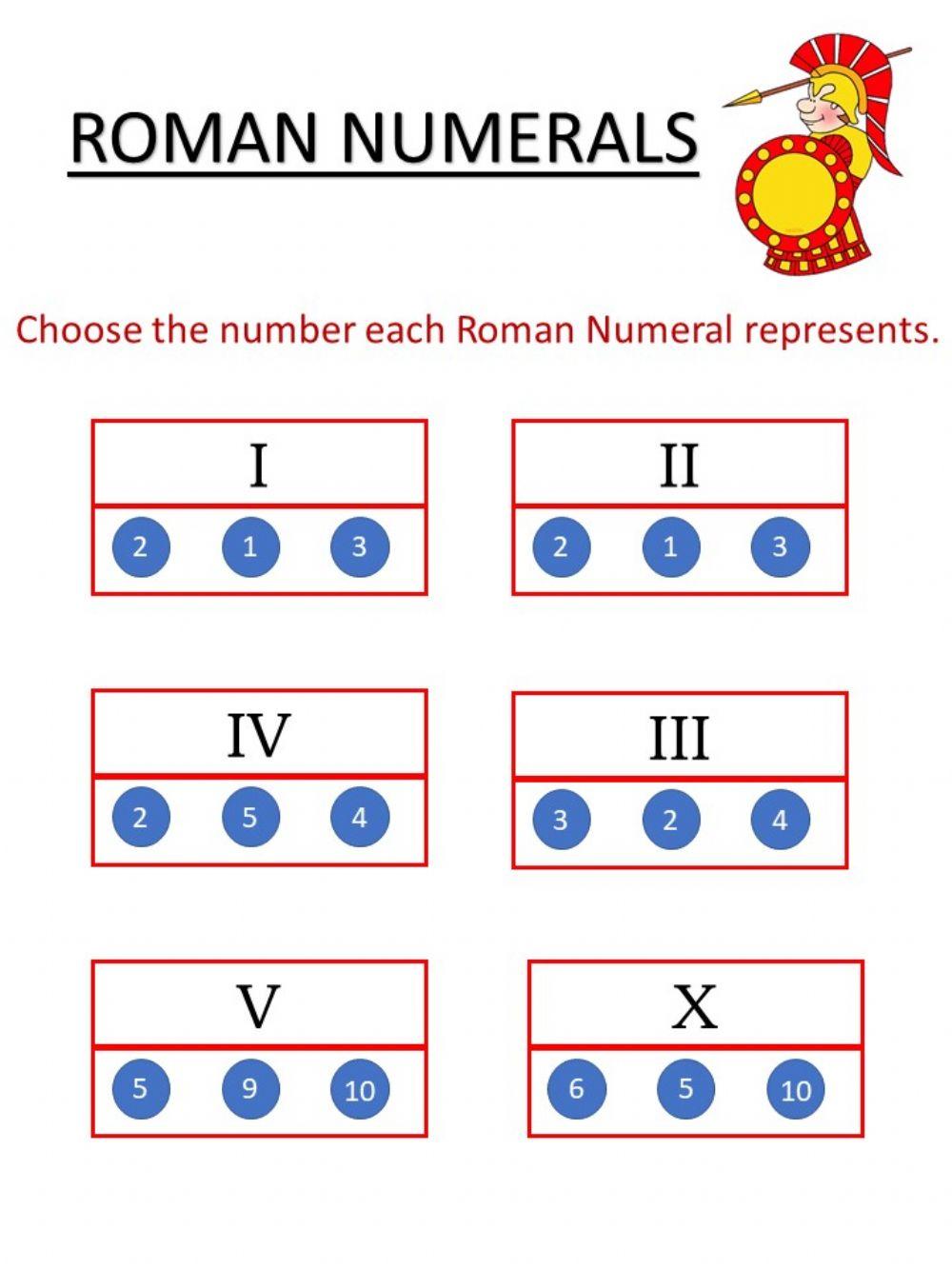 Roman numerals 2