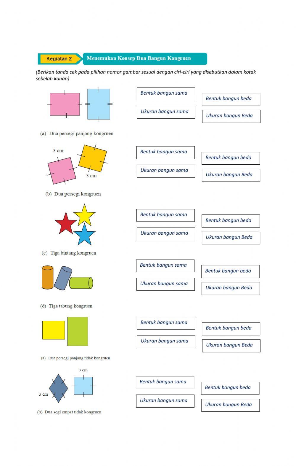 Kongruensi bangun datar