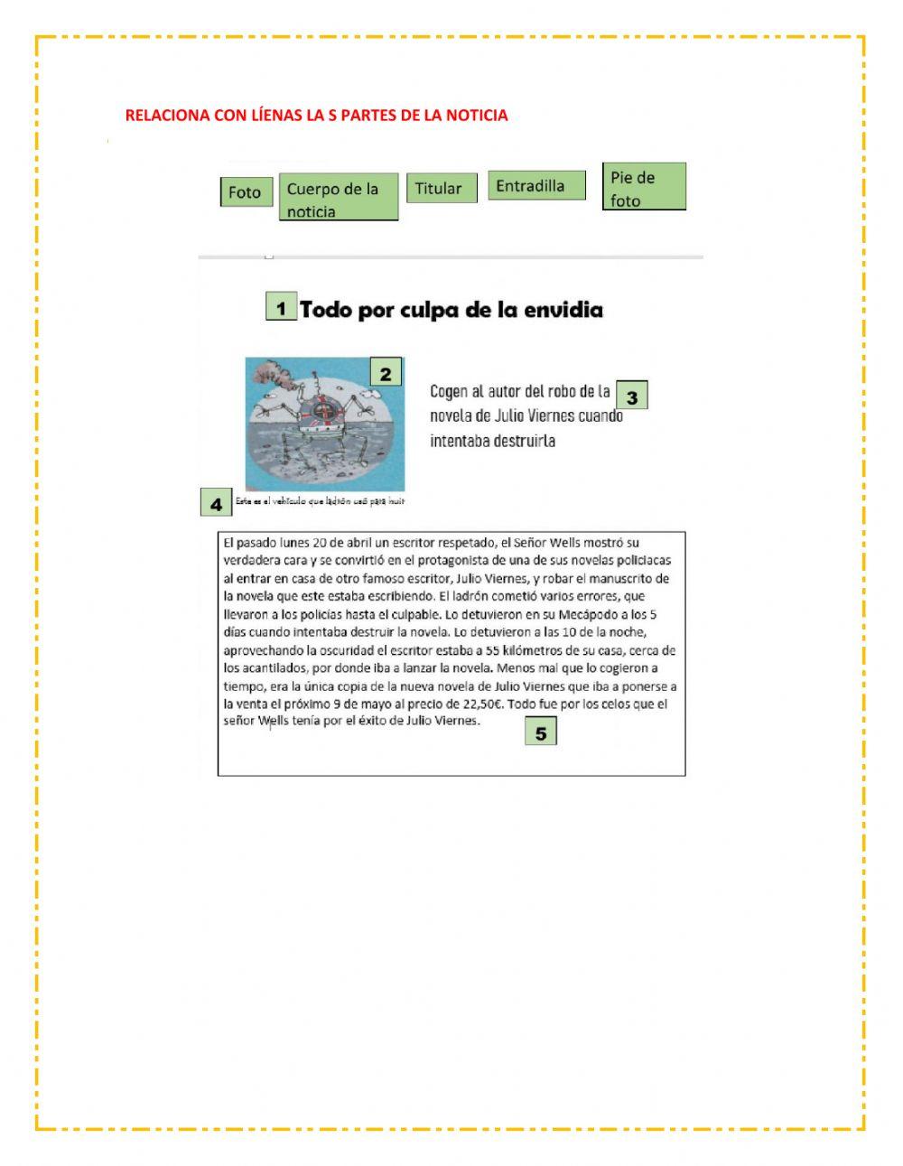 Repaso de Español Trimestre 2 parcial 1