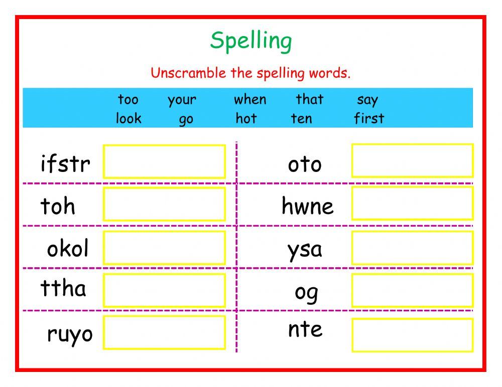 Spelling Jan 25 DJ Spelling Jan 25 DJ