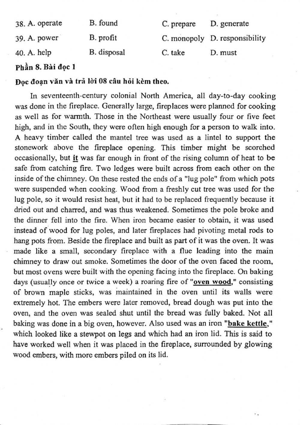 Đề thi đánh giá năng lực ngoại ngữ Tiếng Anh vào lớp 10 Chuyên ngoại ngữ - Số 13.1