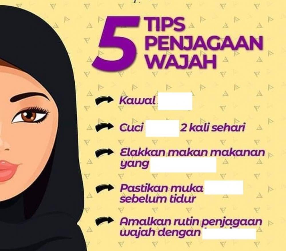 Tips penjagaan wajah