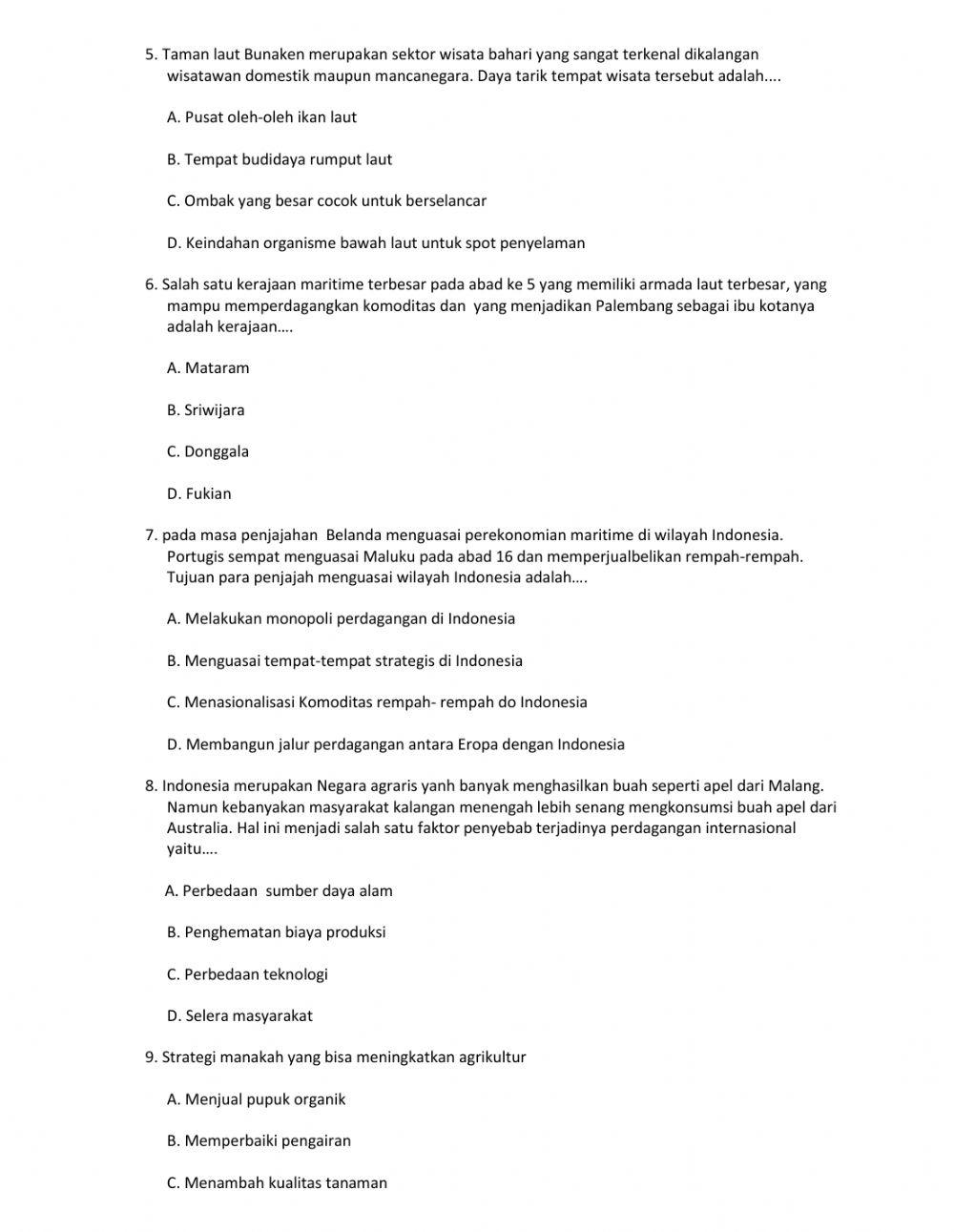 Pengembangan ekonomi maritim