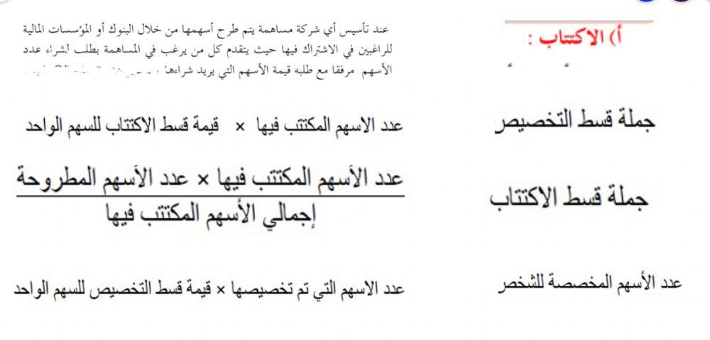 الاكتتاب و التخصيص