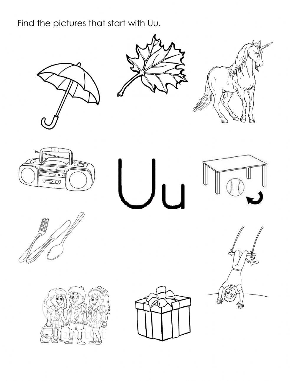 Find all the Uu pictures.