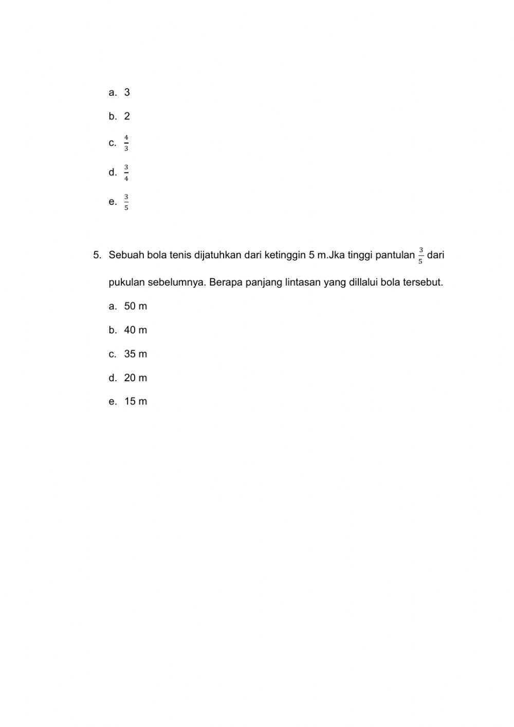 Lkpd deret geometri tak hingga
