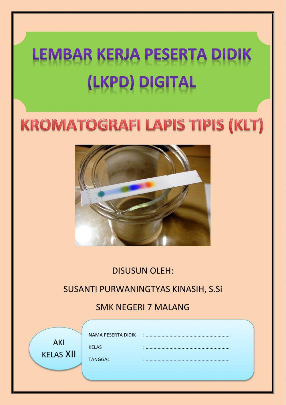 LKPD Kromatografi Lapis Tipis