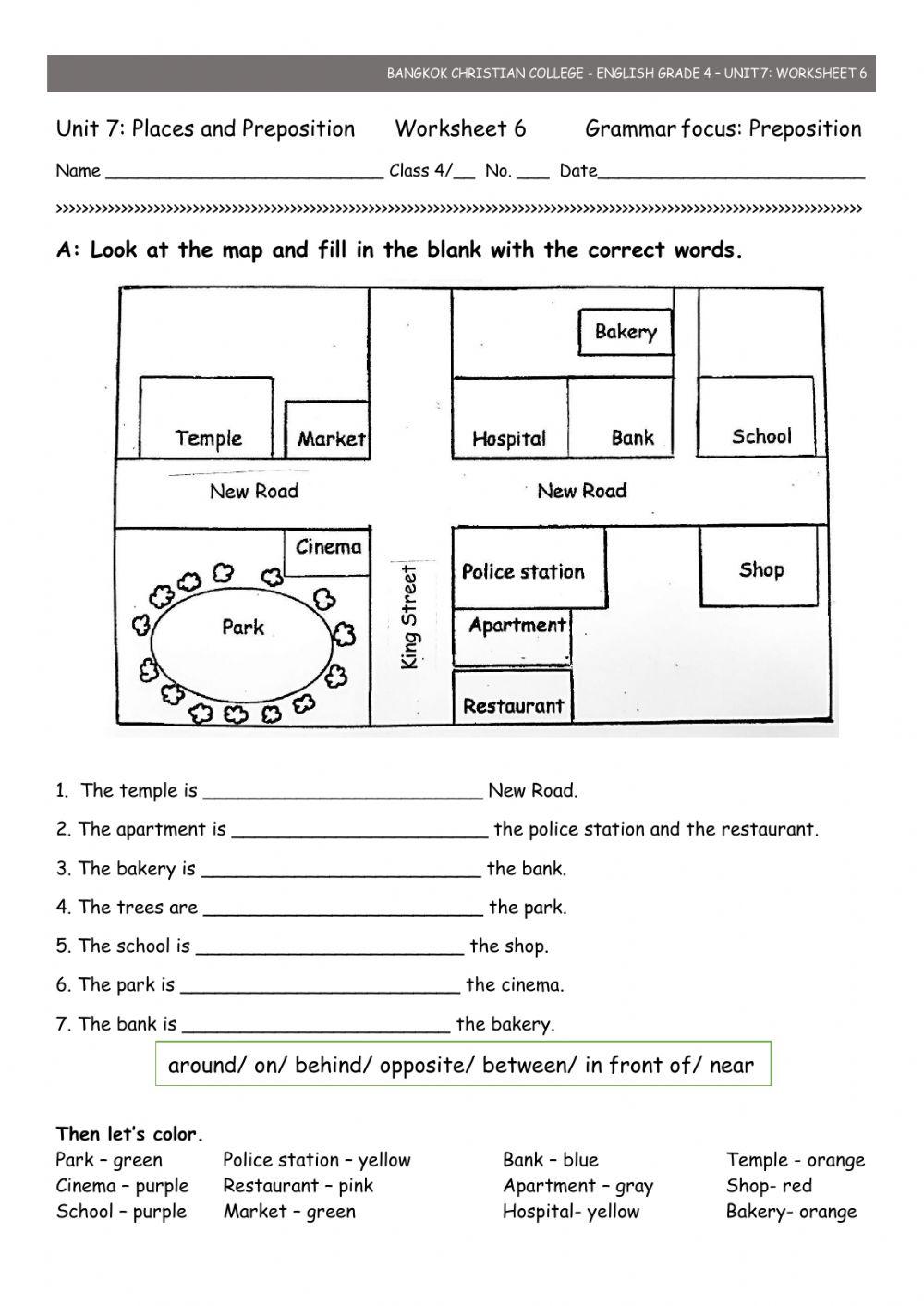 Unit 7 worksheet  6