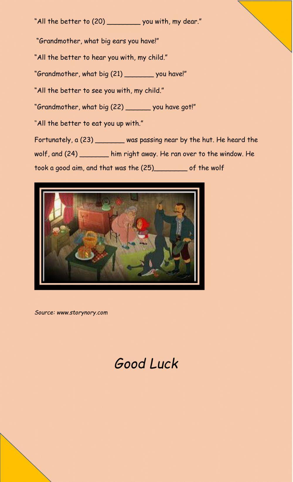 Narrative text (listening)